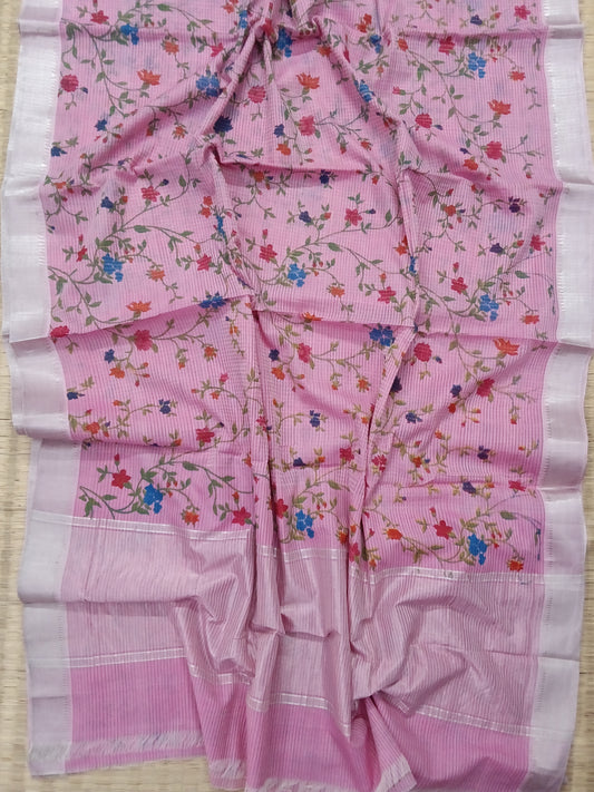 Cotton printed saree
