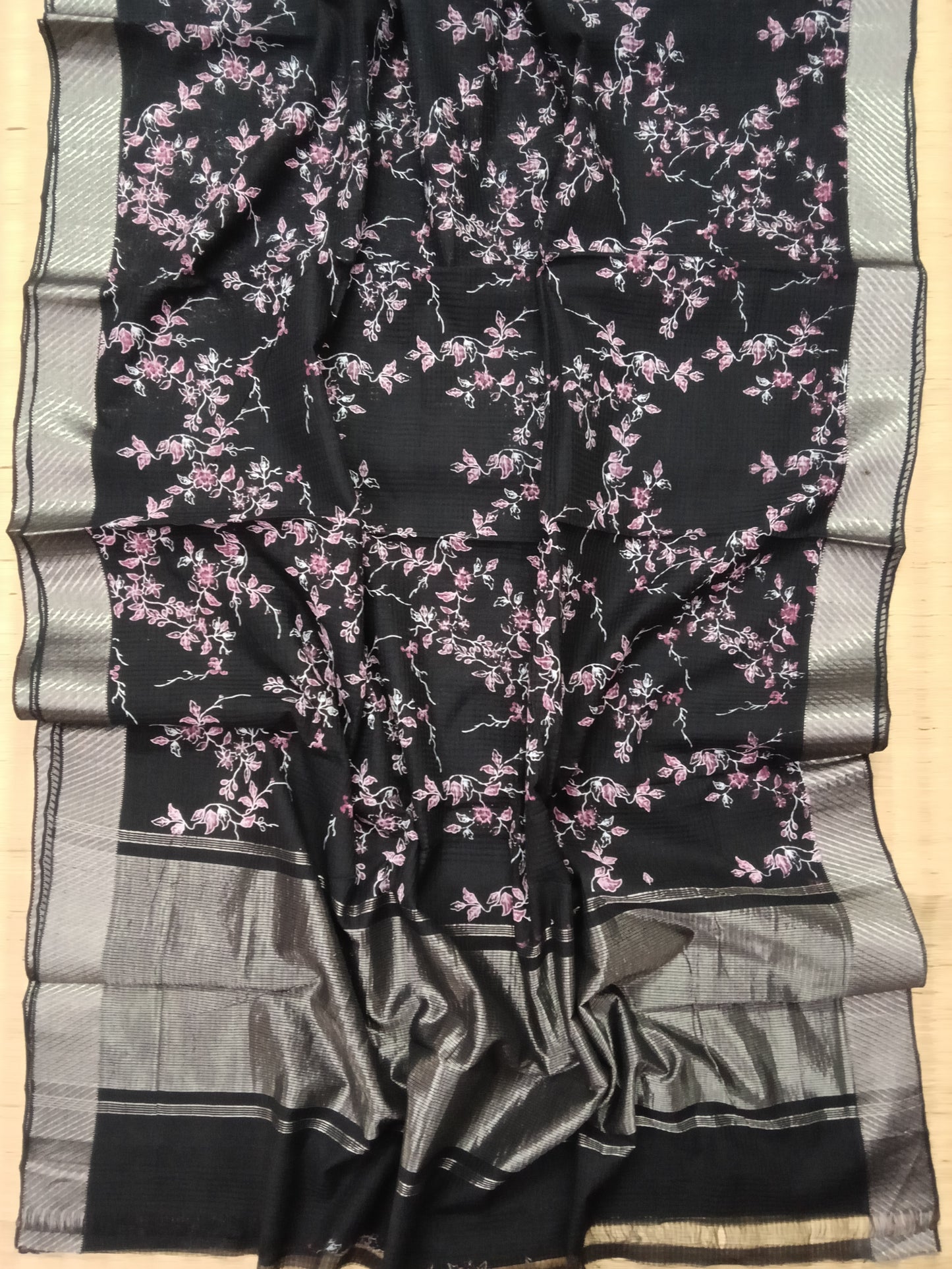 Cotton printed saree