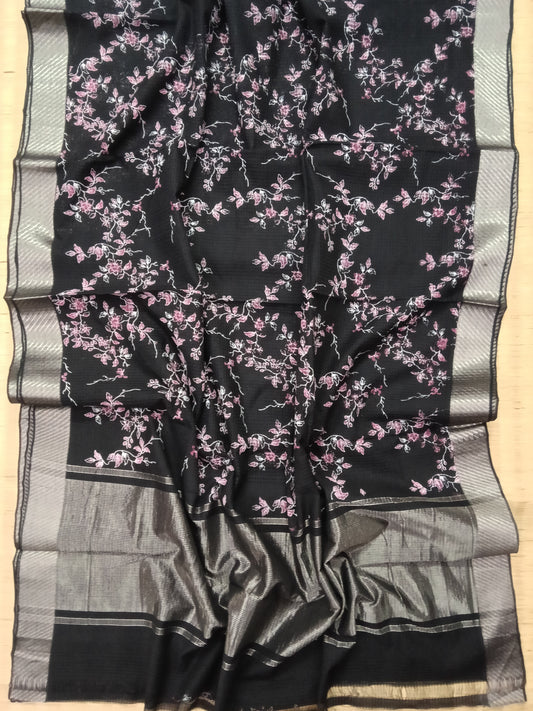 Cotton printed saree