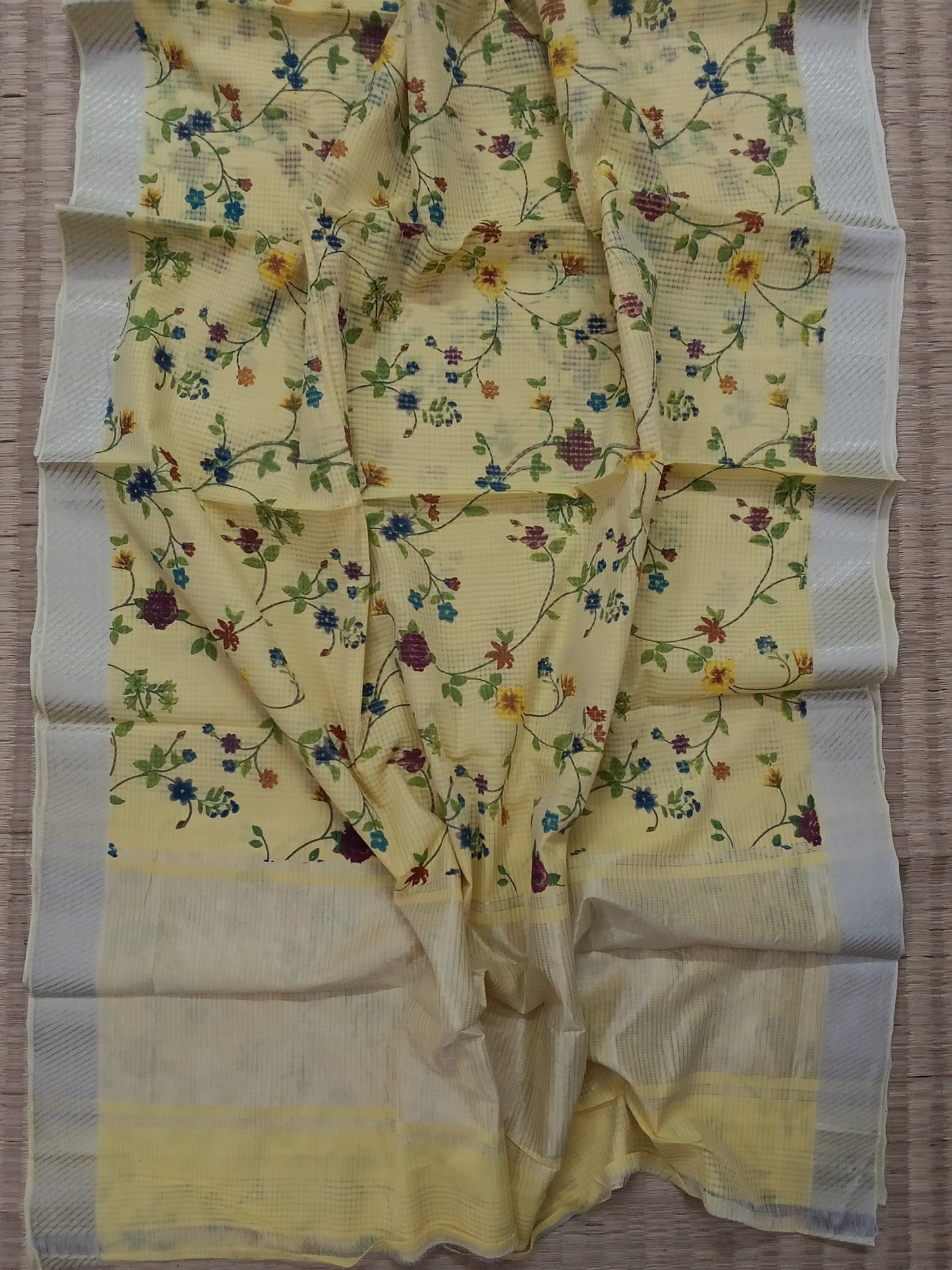Cotton printed saree