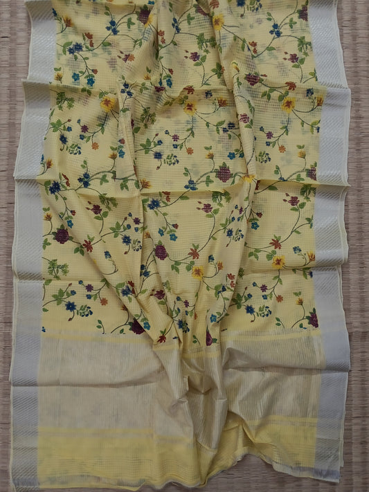 Cotton printed saree