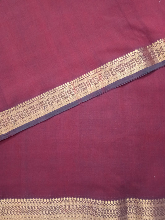 Pure cotton Nizam border fabric