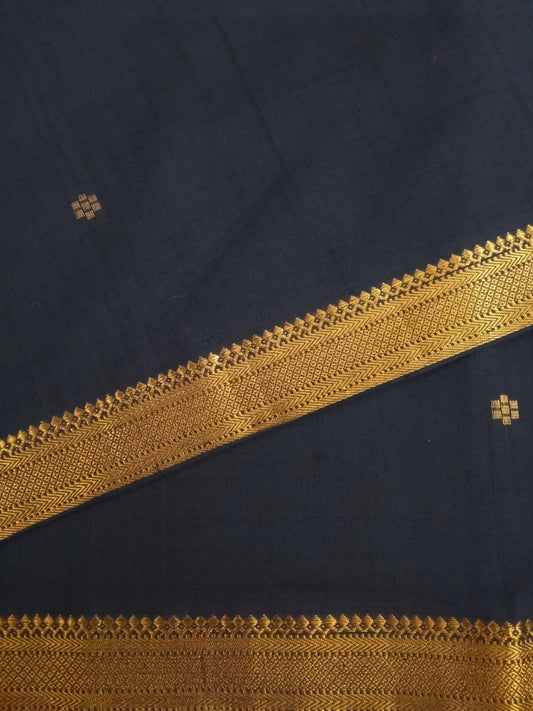 Cotton zari buti fabric