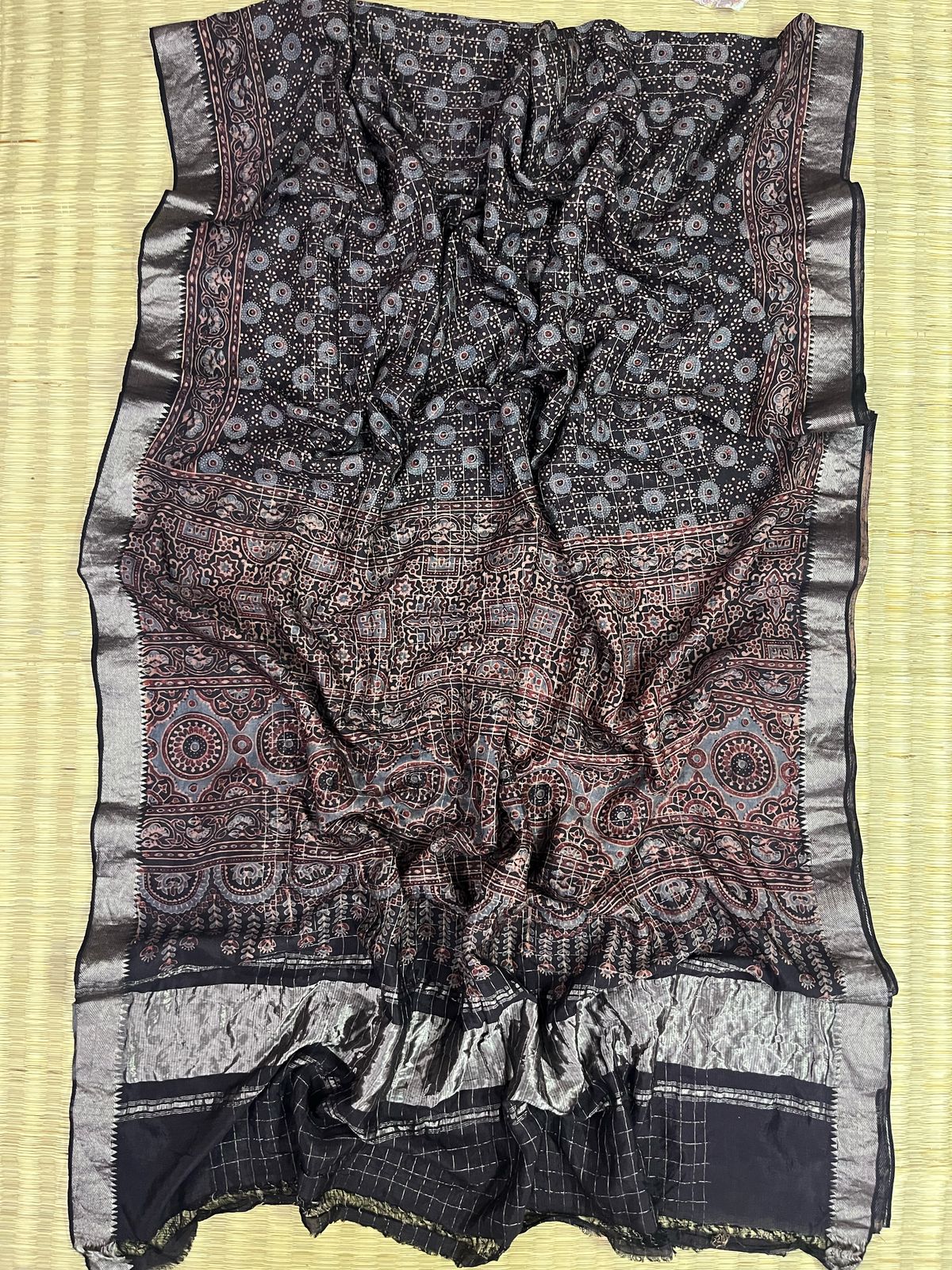 Ajrakh saree