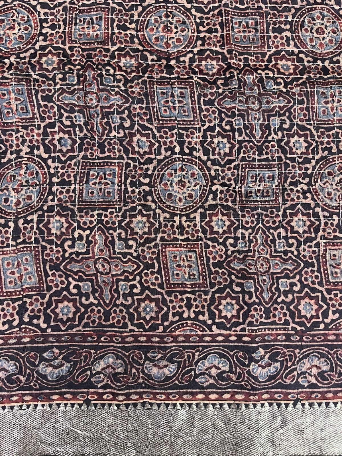 Ajrakh saree
