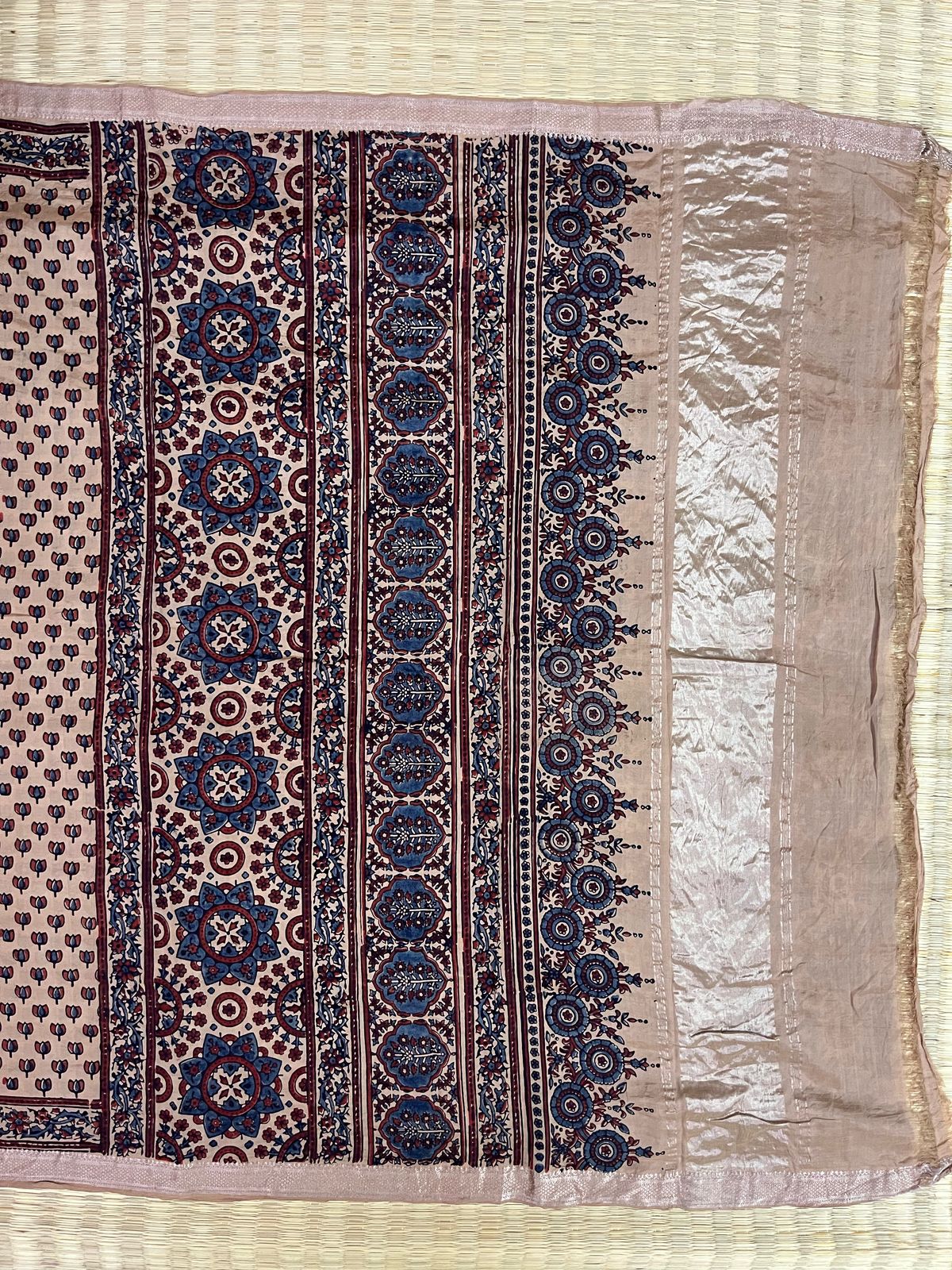 Ajrakh saree
