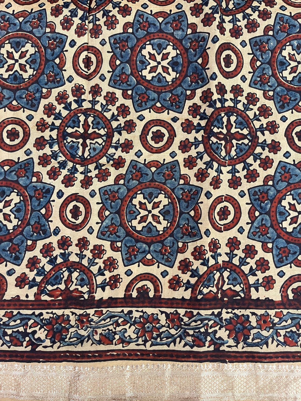 Ajrakh saree