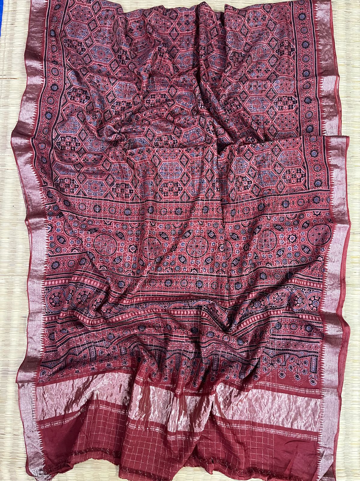 Ajrakh saree