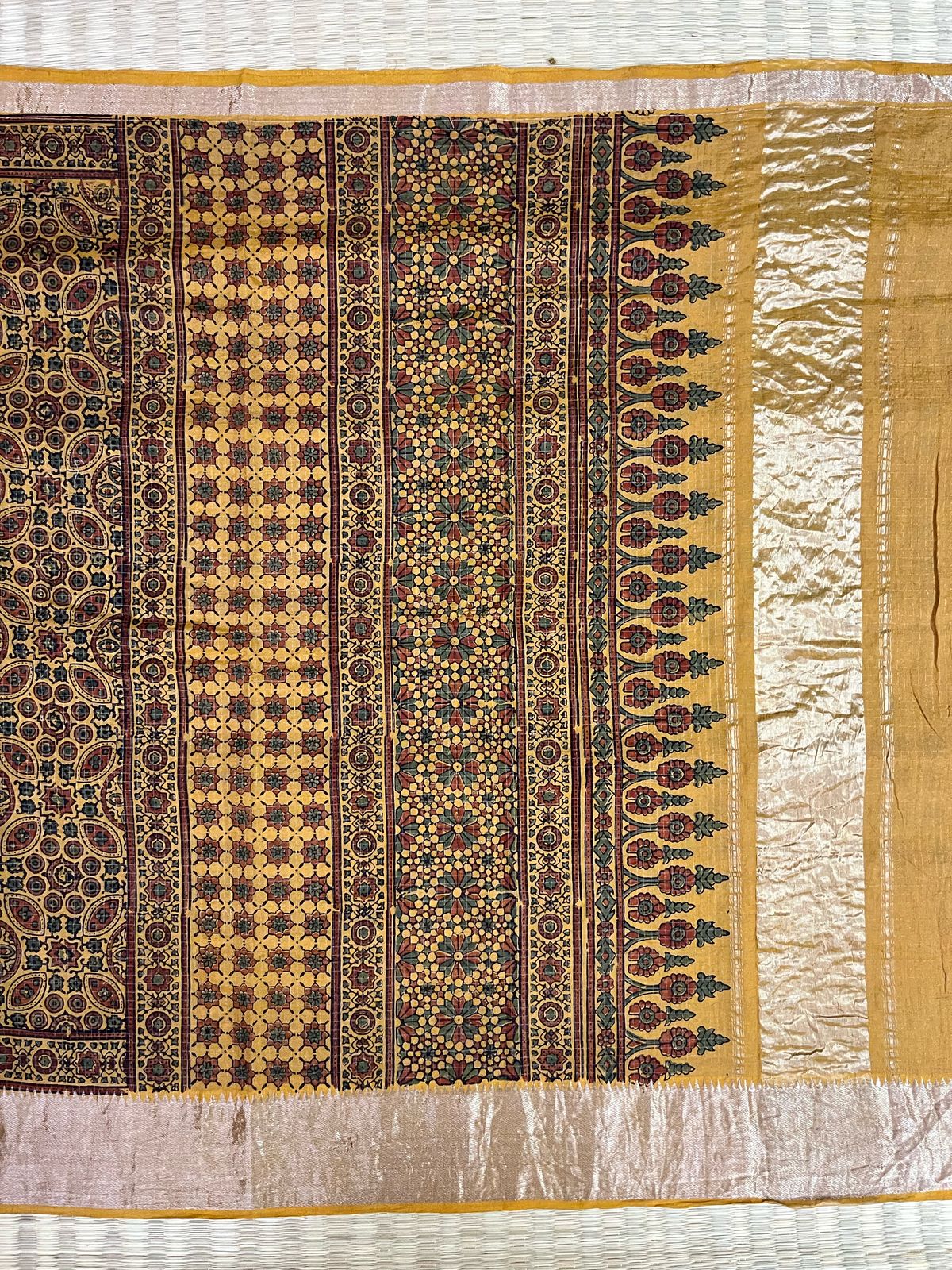 Ajrakh saree
