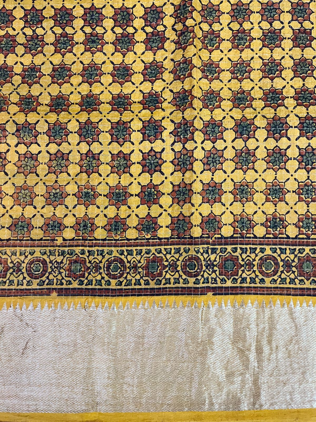 Ajrakh saree
