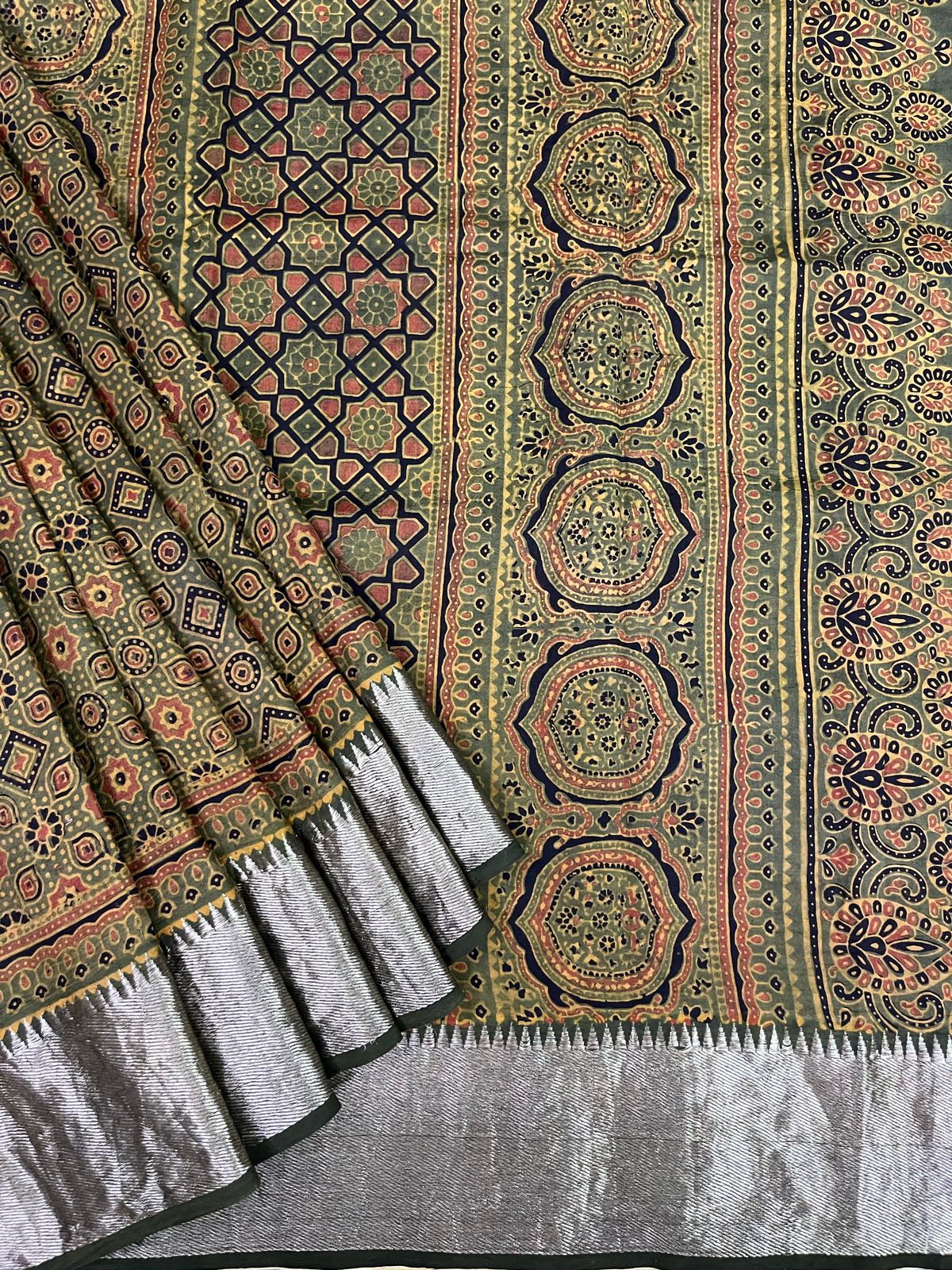 Ajrakh saree