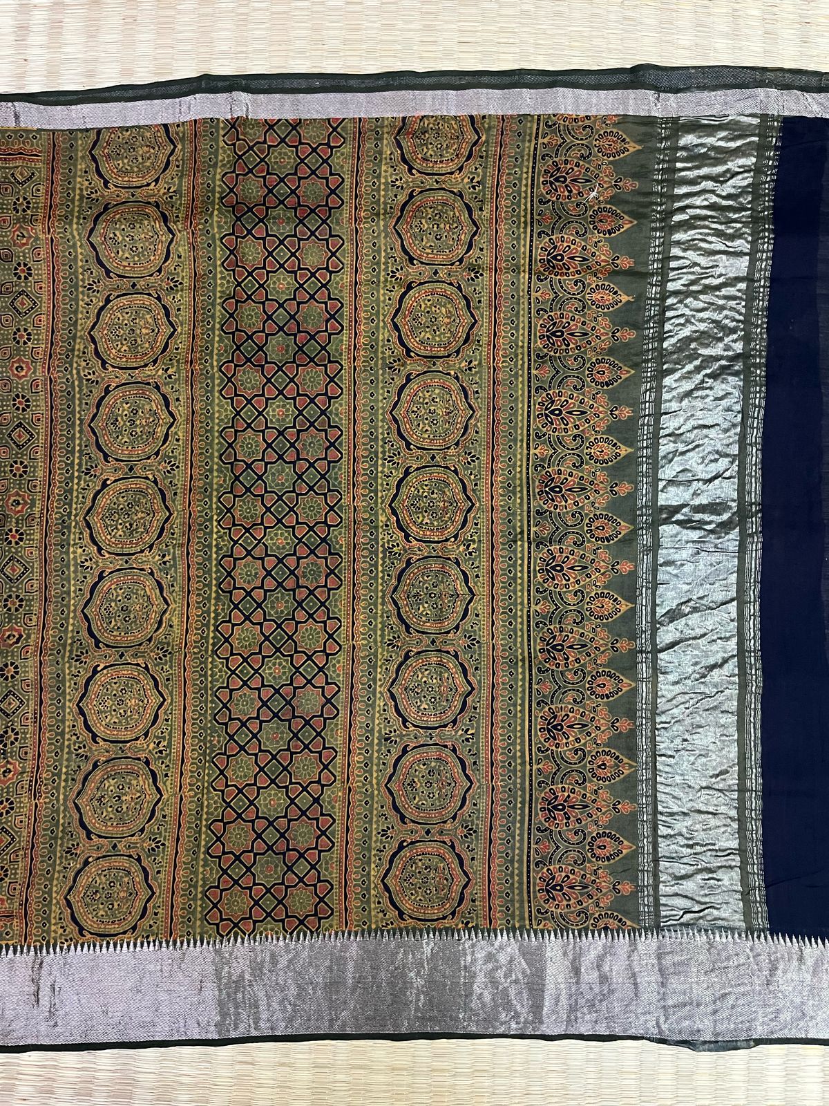 Ajrakh saree