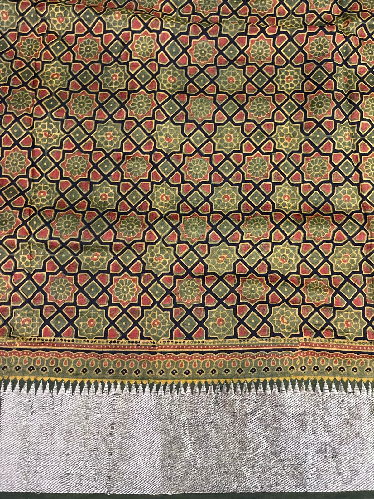Ajrakh saree