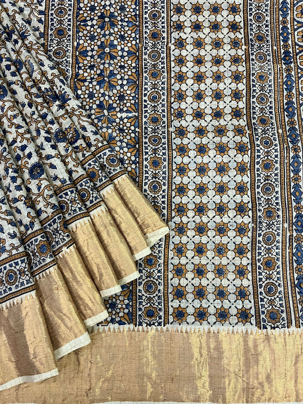 Ajrakh saree