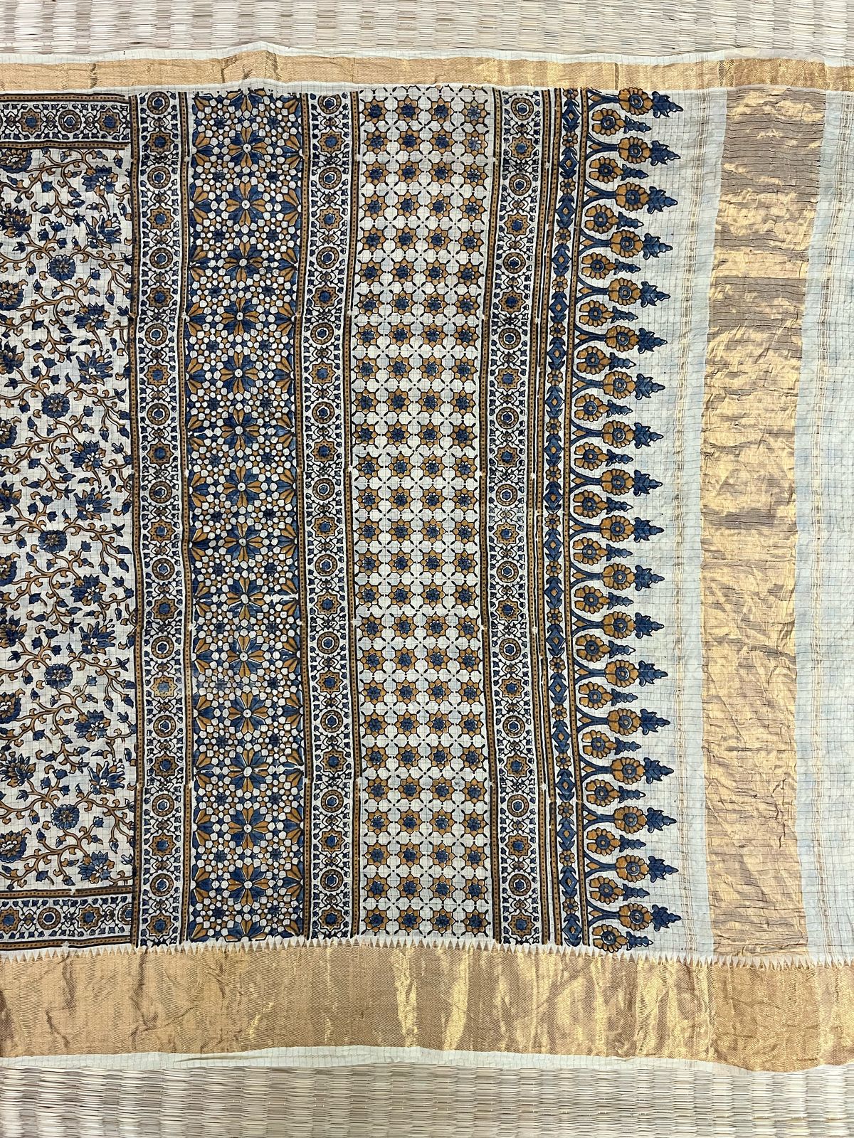 Ajrakh saree