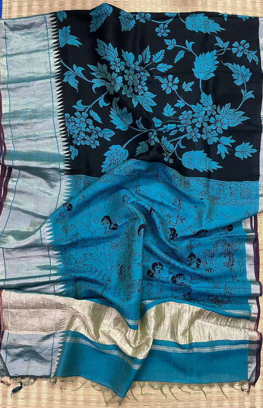 Reverse penkalamkari saree