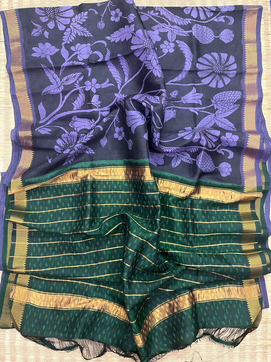 Reverse penkalamkari saree