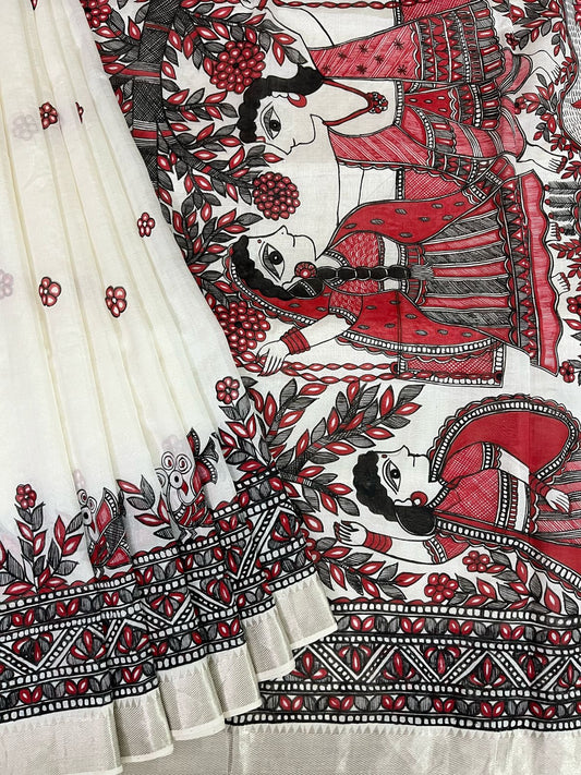 Madhubani saree