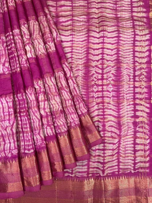 Shibori saree
