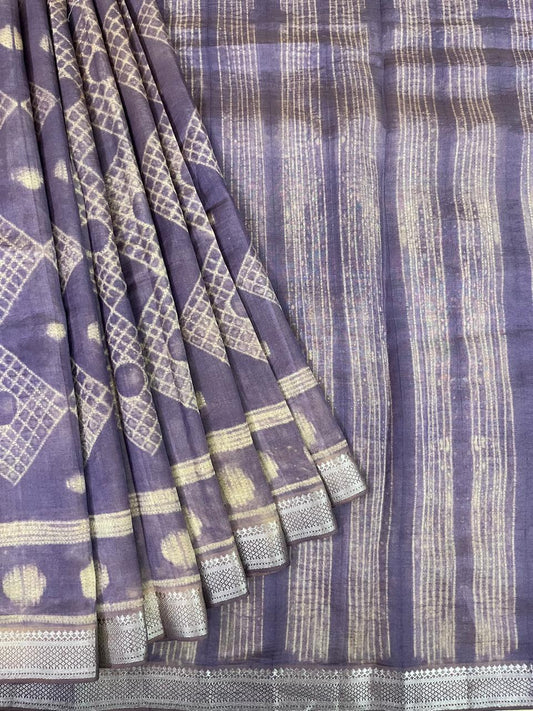 Shibori saree