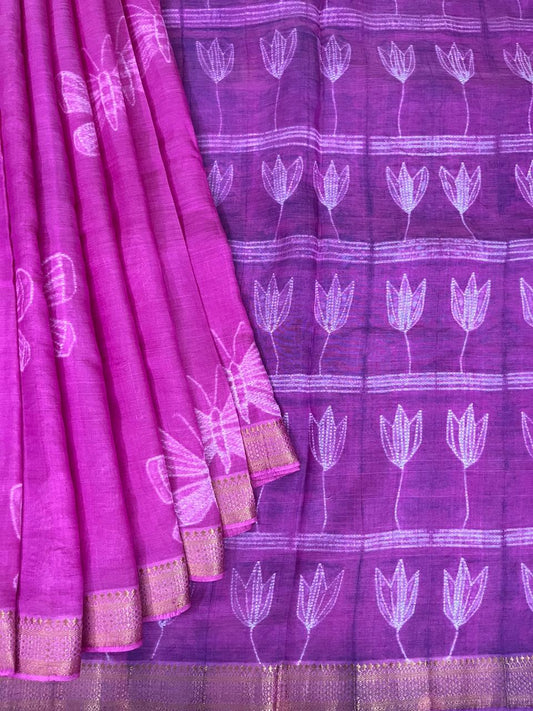 Shibori saree