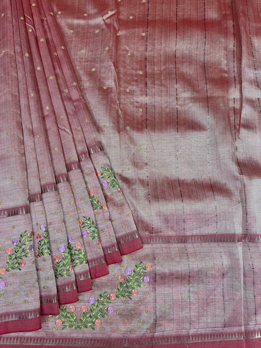 French knott saree