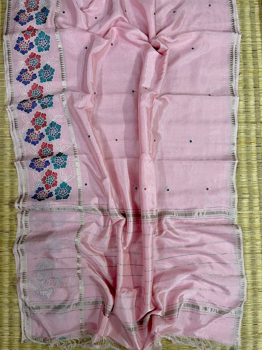 Floral work saree