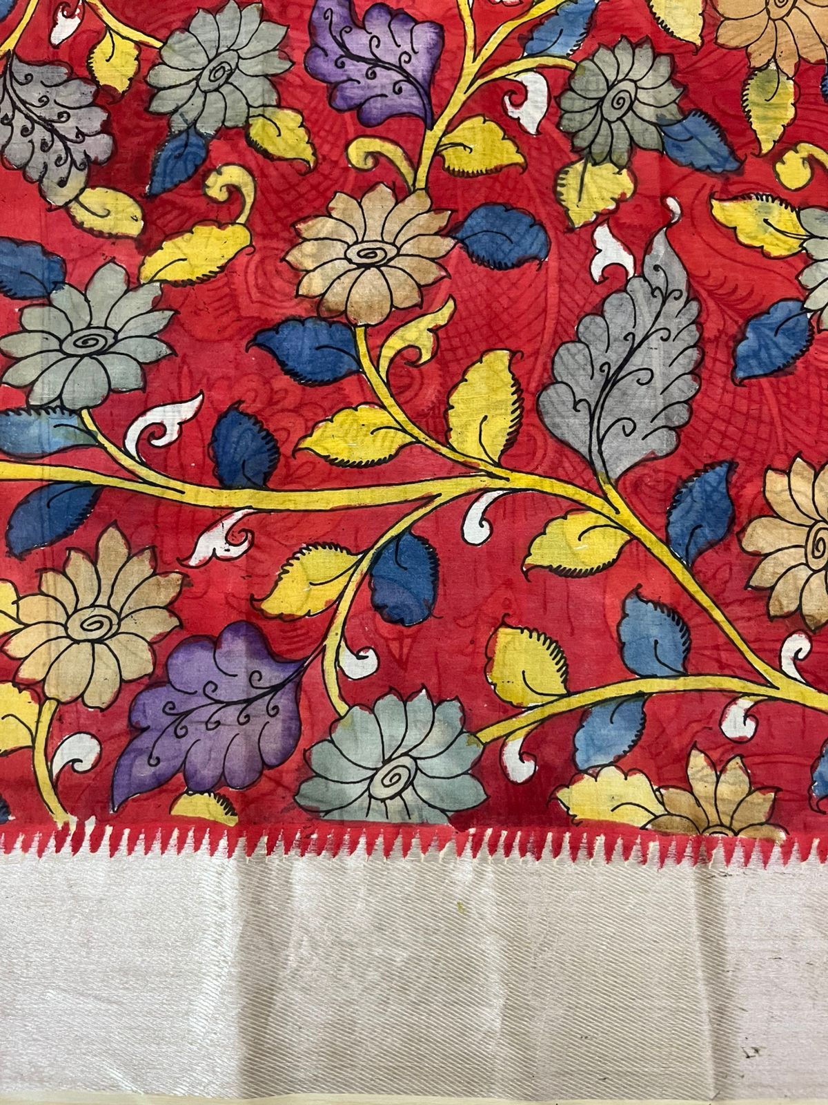 Penkalamkari saree