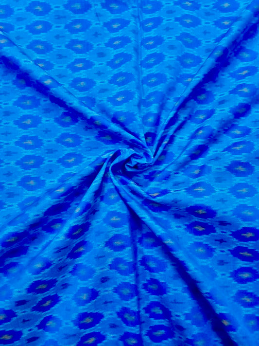 Ikkat silk fabric