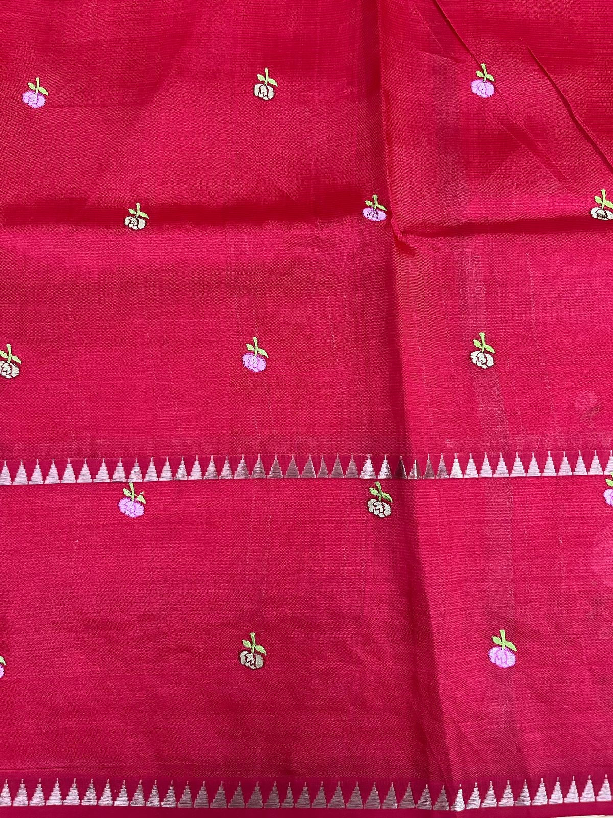 Floral work saree