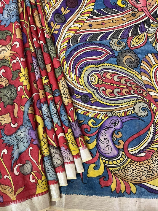 Penkalamkari saree