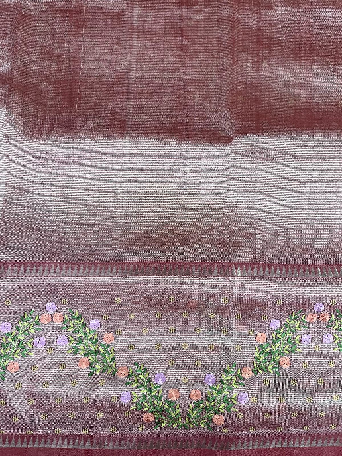 French knott saree