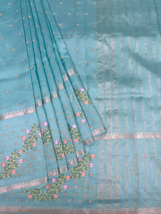French knott saree